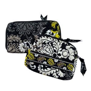 Vera Bradley Baroque Wallet & Makeup Bag Bundle